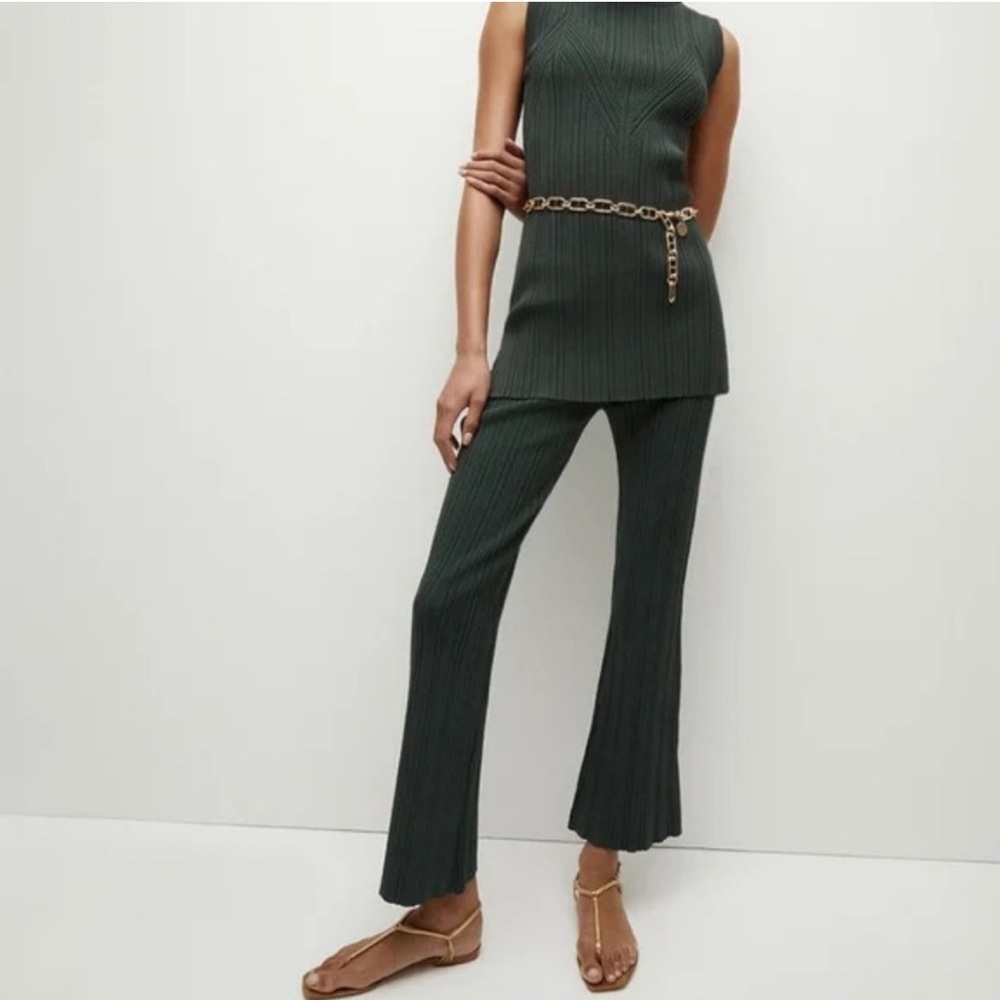 Veronica Beard Evergreen Massaro Knit Pants Size Large